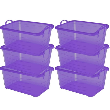 Life Story - Stackable Closet & Storage Box Containers (6 Pack)