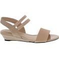 thumbnail image 1 of LIFE STRIDE WOMENS YOLO SANDAL TAUPE FABRIC 8W, 1 of 1