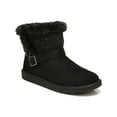 thumbnail image 1 of LIFE STRIDE Womens Black Knit Traction Sole Buckle Accent Comfort Flurry Round Toe Wedge Slip On Booties 7 M, 1 of 4