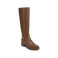 thumbnail image 1 of LIFE STRIDE Womens Brown Buckle Detail Goring Padded Bristol Almond Toe Block Heel Zip-Up Riding Boot 7.5 M, 1 of 4