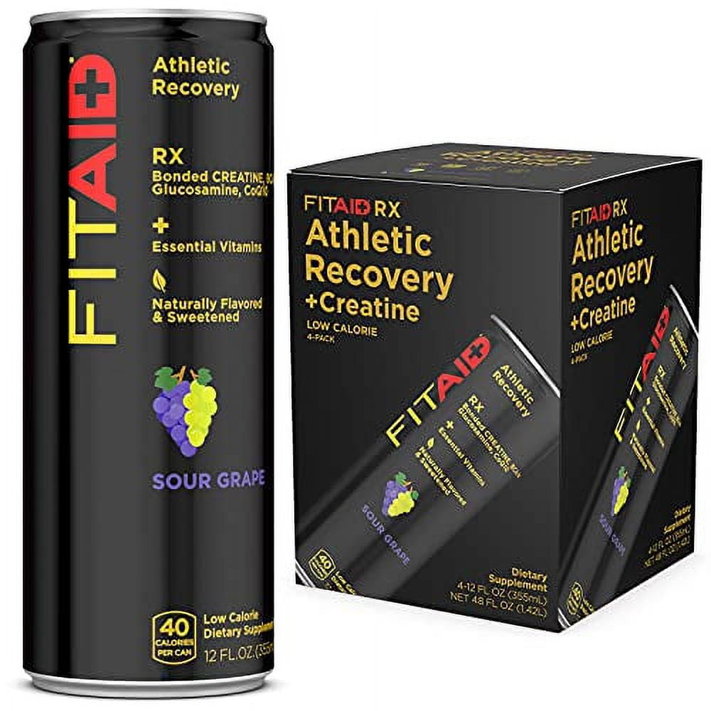 LIFEAID FITAID RX Recovery Blend, Creatine, BCAAs, Glucosamine, Electrolytes, Omega3s, 100