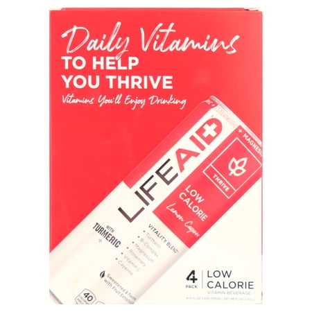 LIFEAID Thrive - Wellness Blend Lemon Cayenne 4-Pack
