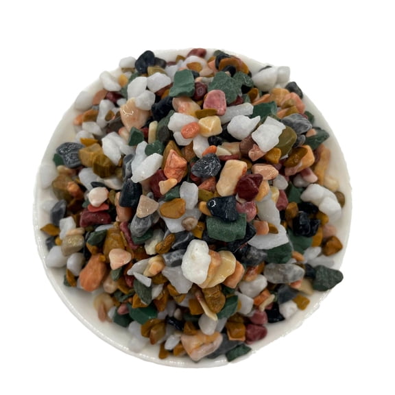 LIFEBESTONE Small Aquarium Gravel for Fish Tank, Rocks for Substrate, River Rock for Indoor Plants, Pea Gravel for Landscaping, Pebbles (3 LBS)