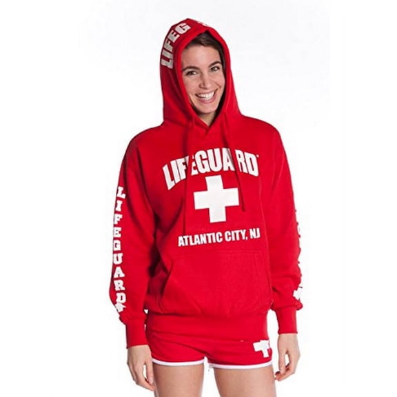 LIFEGUARD Hoodie - Red Sweatshirt Apparel For Women, Men, Teens, Girls - Unisex.
