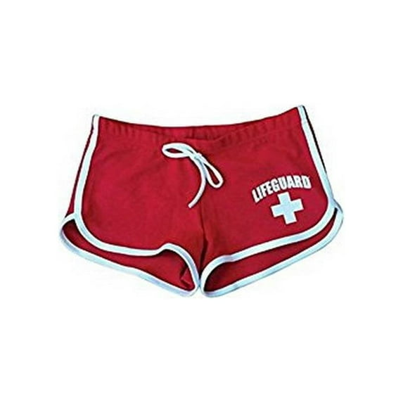 LIFEGUARD Juniors Size Hi-Cut Short (Large, Red)