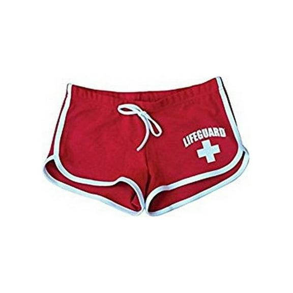 LIFEGUARD Juniors Size Hi-Cut Short (Medium, Red)