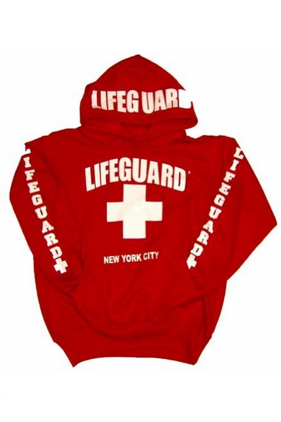 New York City Hoodie - Red Sweatshirt Apparel for Women, Men, Teens, Girls - Unisex - Adult Small