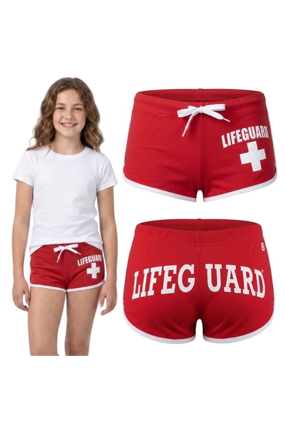 Official Girls Hi-Cut Short Red Medium