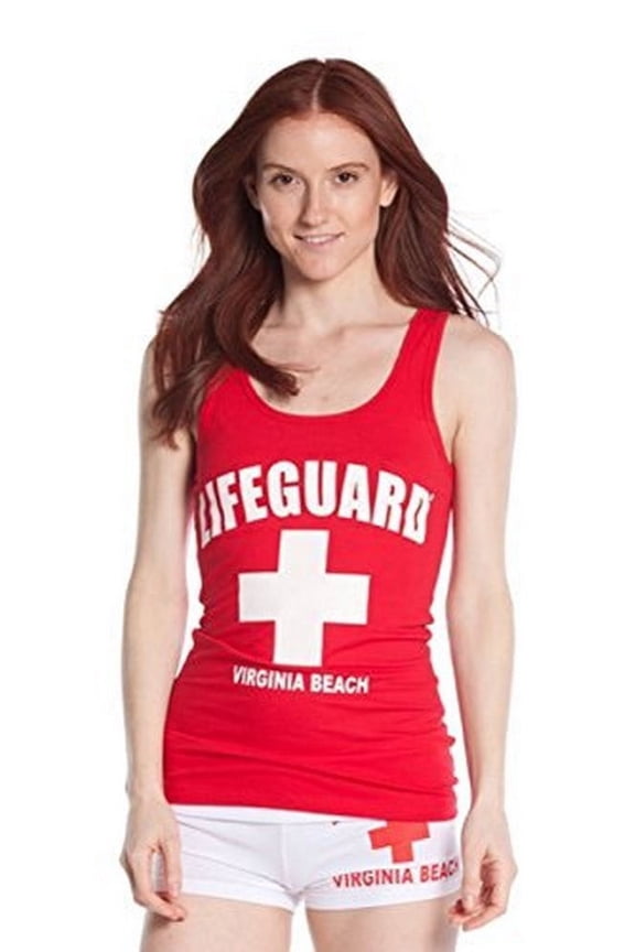 Official Girls Printed Tank Top Red Small