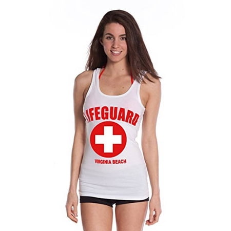 LIFEGUARD Official Girls Printed Tank Top White Large
