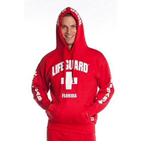 LIFEGUARD Official Guys Red Hoodie