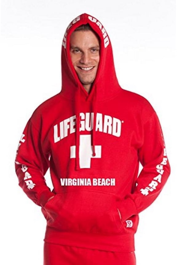 Official Guys Virginia Beach Hoodie Red Large