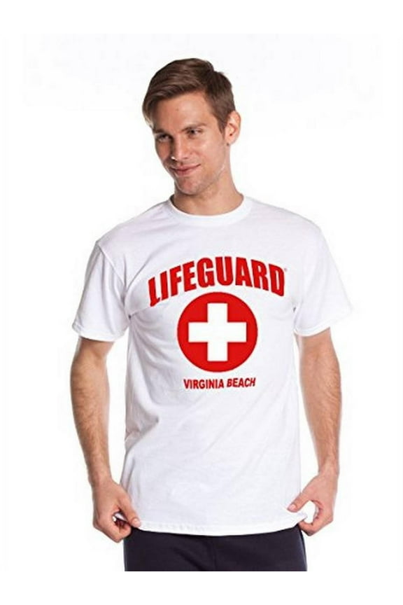 Official Guys White Chest Print Design T-Shirt