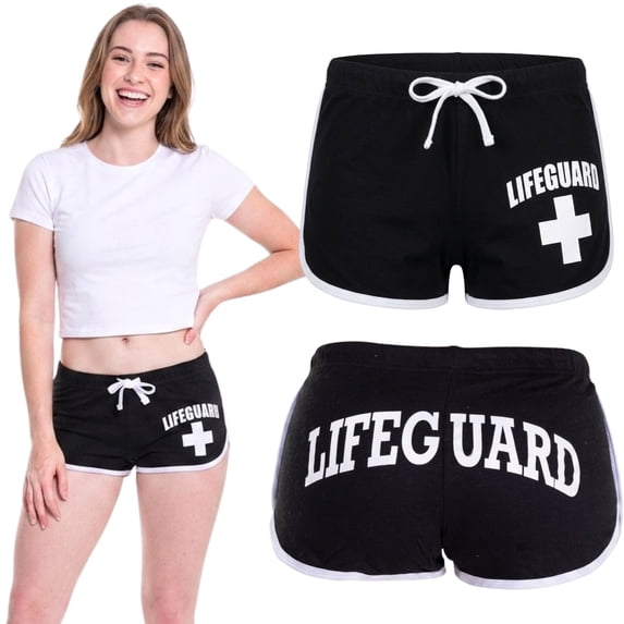 LIFEGUARD Official Juniors Hi-Cut Short Black Small