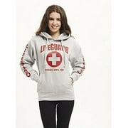 LIFEGUARD Official Ladies Grey Hoodie Ocean City X-Large