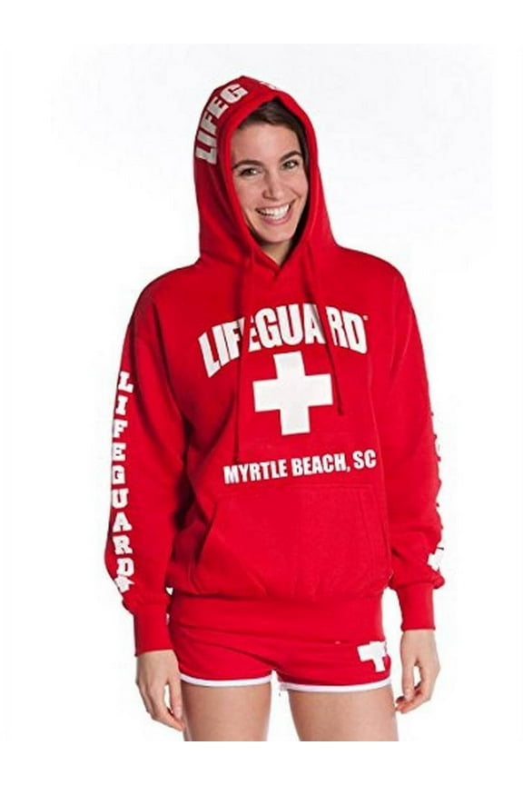 Official Ladies Myrtle Beach Hoodie Red Small