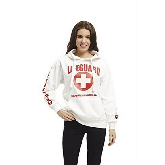 LIFEGUARD Official Ladies White Hoodie Seaside Heights NJ XX-Large