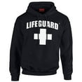 thumbnail image 1 of LIFEGUARD Officially Licensed First Quality Pullover Hooded Sweatshirt Black Color with Print for Men and Women, 1 of 1