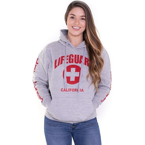 LIFEGUARD Officially Licensed Ladies California Hoodie Sweatshirt Apparel for Women, Teens and Girls