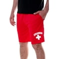 thumbnail image 1 of LIFEGUARD Officially Licensed Mens Active Running Performance Shorts Moisture Wicking (S) Red, 1 of 5