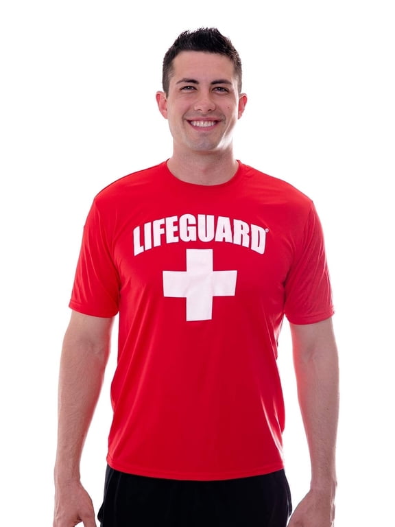 Officially Licensed Mens Performance Active Moisture Wicking Cooling Tee Shirt (S) Red
