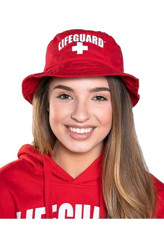 Officially Licensed Red Bucket Hat for Men & Women, Unisex Soft Cotton for Sun Beach Pool
