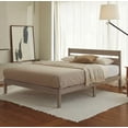 thumbnail image 1 of LIFEMENT Twin Classic Wood Platform Bed Frame with Gray Headboard, Noise Free, Under Bed Storage, No Box Spring Needed, Easy Assembly, 1 of 6