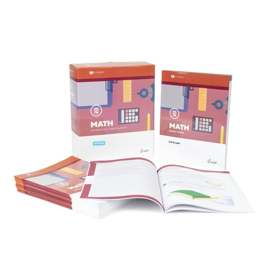 LIFEPAC 3rd Grade Math Box Set By Alpha Omega Publications (Paperback)