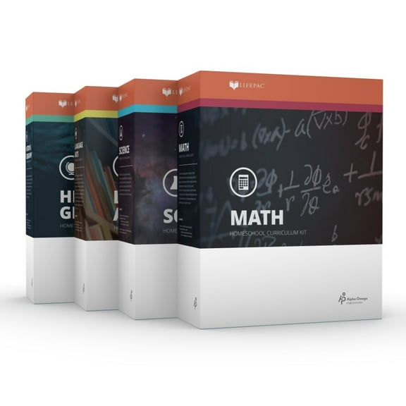 LIFEPAC 7th Grade 4-Subject Set by Alpha Omega Publications (Paperback)