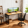 thumbnail image 1 of LIFERECORD 47 Inch Computer Desk with Storage Bag & Hook for Home Office Small Spaces, 1 of 5