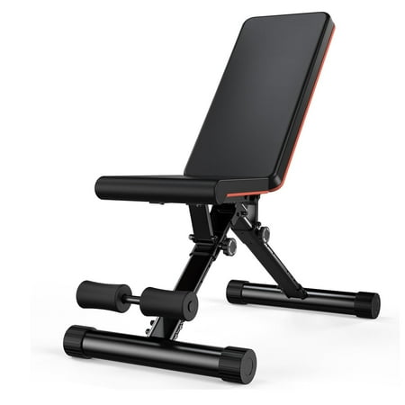 LIFERECORD Adjustable Weight Bench for Home Gym - Foldable Full-Body Workout Bench with 795 lbs Capacity - Versatile Incline/Decline/Flat Positions