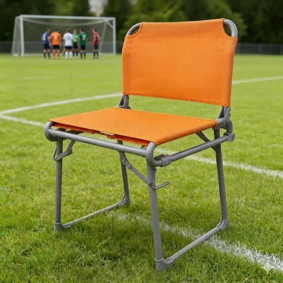 LIFERECORD Foldable Stadium Bleacher Seat with Back Support - Portable Heavy-Duty Steel Frame Chair for Family, Sports Games, Concerts, Camping - 225 lbs Capacity, Waterproof 600D Oxford Fabric