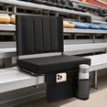 thumbnail image 1 of LIFERECORD Foldable Stadium Seat Chair with Back Support, Portable Bleacher Seat for Sports Games, Concerts, Parks - 225 lbs Capacity, Waterproof 600D Oxford Fabric, Dual Carry Options, 1 of 8