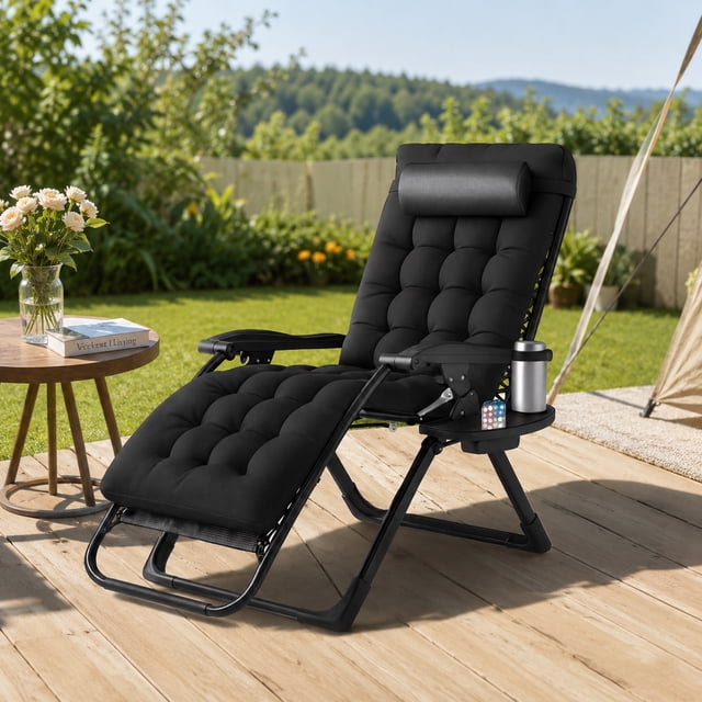 LIFERECORD Zero Gravity Chair, Folding Portable Outdoor Camping Chairs ...