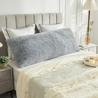 Oversized Floor Or Throw Pillow Square Luxury Plush- Shag Faux Fur Glam  Decor Cushion For Bedroom Living Room Or Dorm By Hastings Home (grey) :  Target