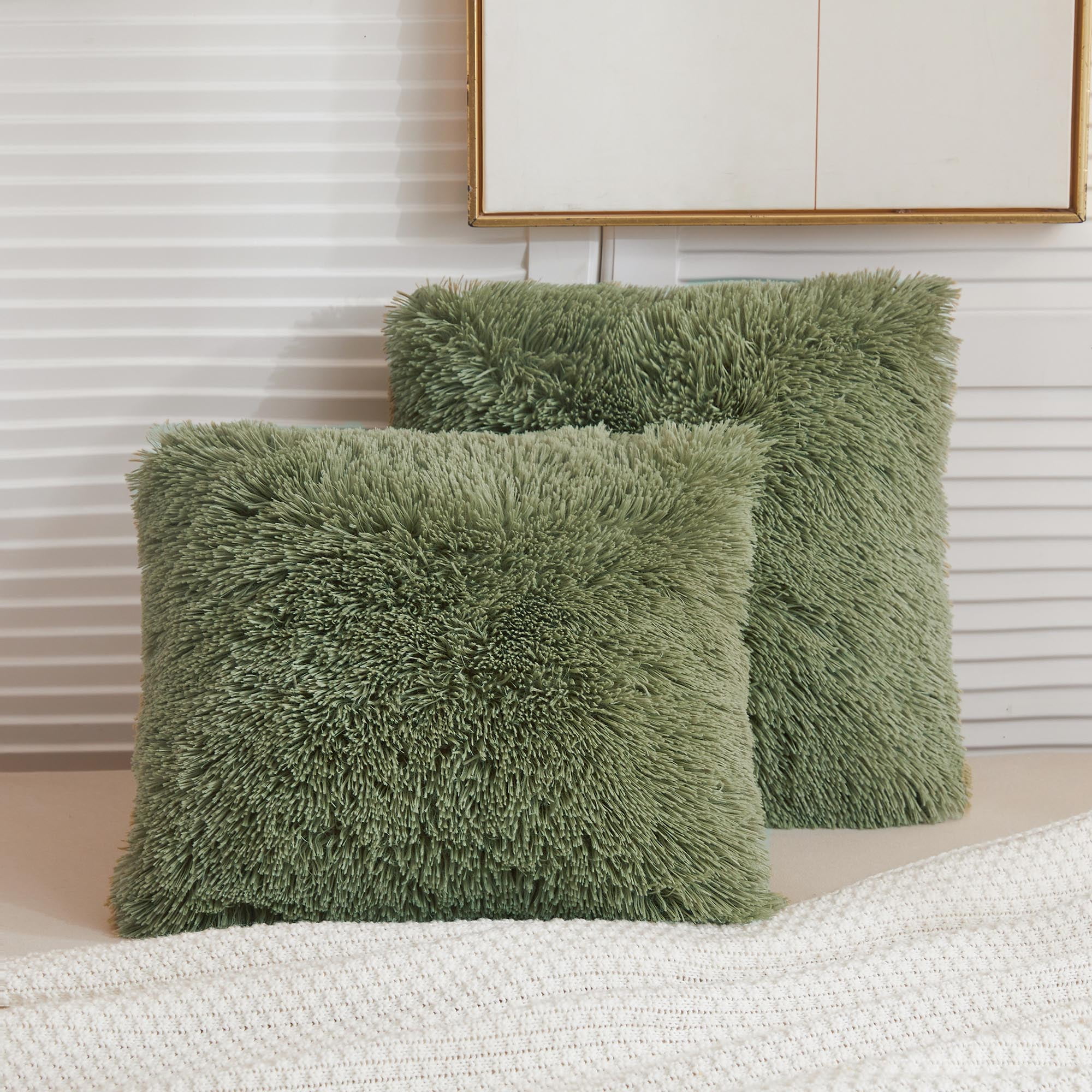 Sofa Pillow Set, Throw Pillows for Couch Green, Modern Pillow Cover Set,  Green and Gray Pillows, Cream Green Grey Cushions 