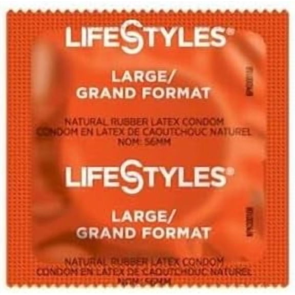 LIFESTYLES Large Condoms, 12 Count (Packaging May Vary)