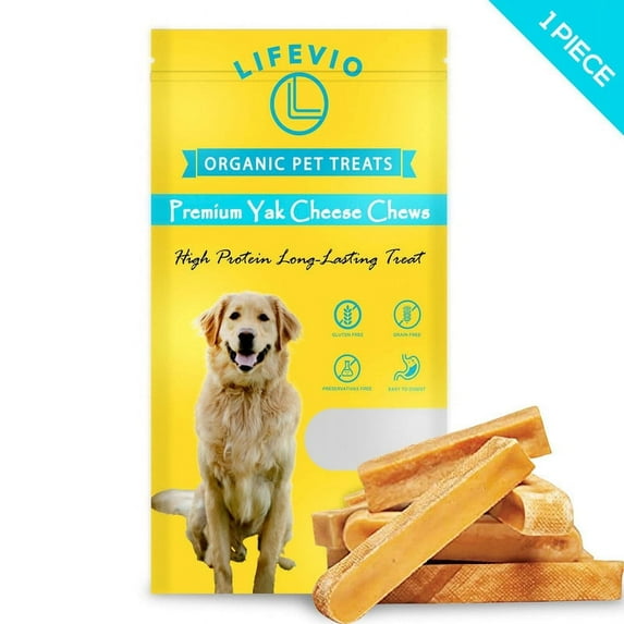 LIFEVIO Premium Himalayan Natural Yak Cheese Versatile Treats for Dogs, 2.5 oz