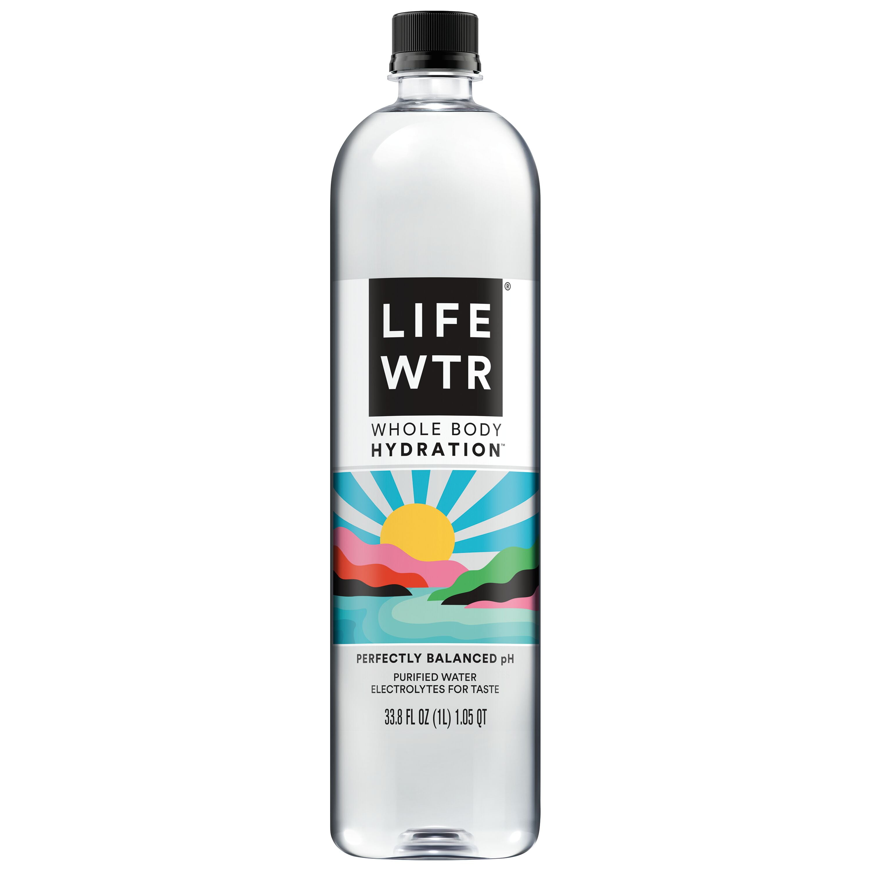 LIFEWTR Premium Purified Bottled Water, pH Balanced with Electrolytes