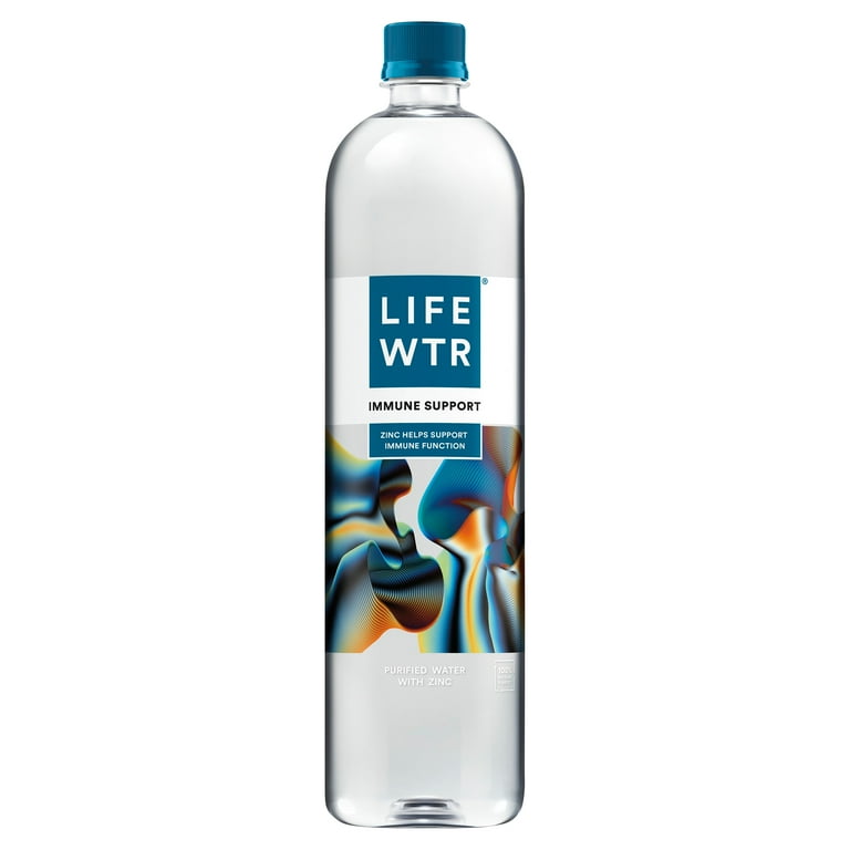 LIFEWTR Purified Drinking Water, 1 Liter, Plastic Bottle