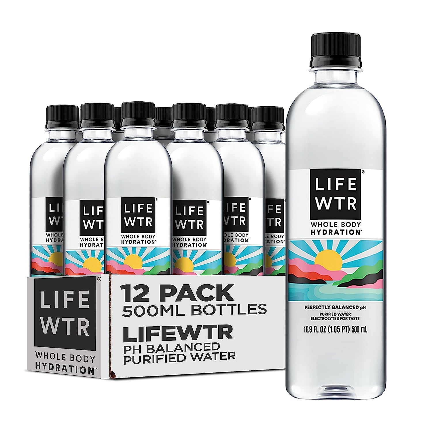 Great Value Purified Drinking Water, 16.9 fl oz Bottles, 40 Count
