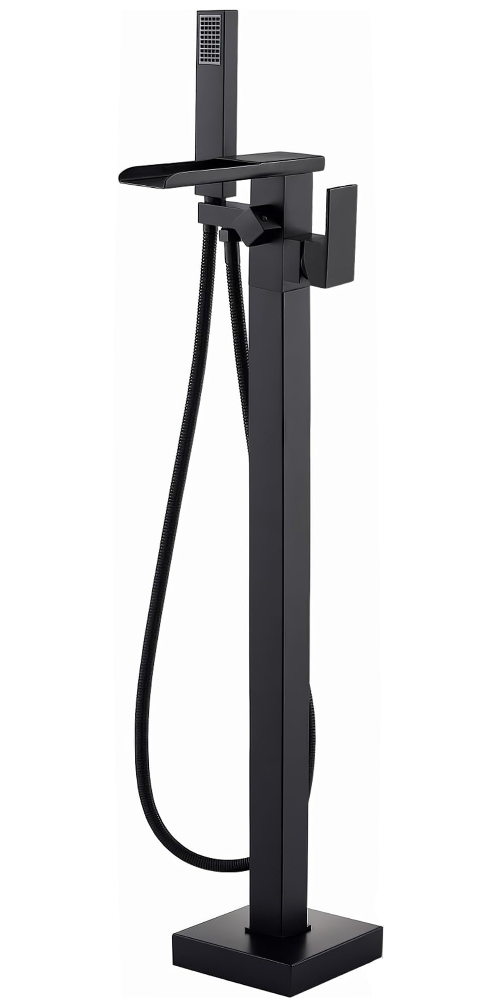 LIFFSSDG Freestanding Bathtub Faucet , High Flow Floor Mount Waterfall