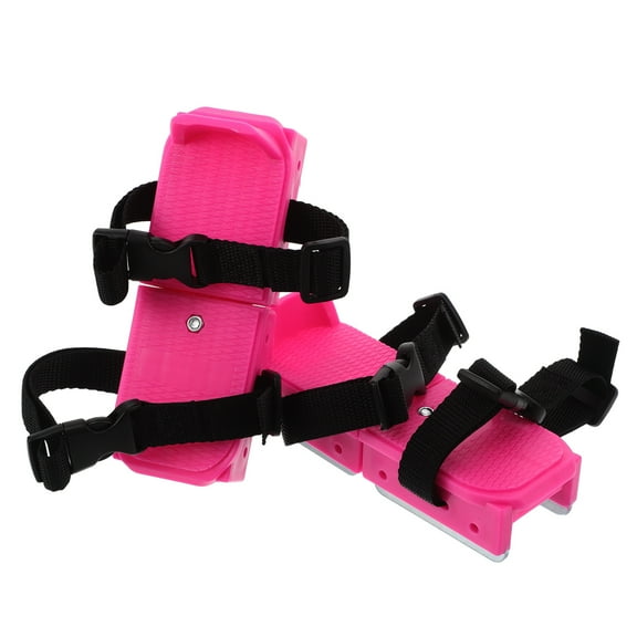 LIFKOME 1 Pair Adjustable Ice Skates For Kids Beginner Winter Snow Skates Short Ski Shoes For Outdoor Snow Sports Mini Ski Skating Gear For Ice Snow