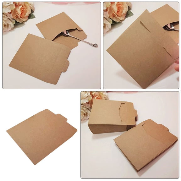 LIFKOME 100pcs Mini Envelopes for Greeting Cards Paper Business Cards Small Note Cards