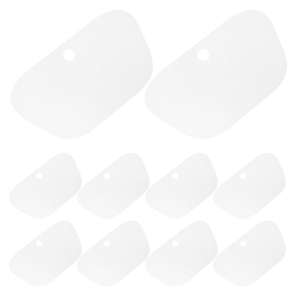 LIFKOME 10Pcs Boot Structure Upholders White PVC Boot Shapers for Shape Maintenance