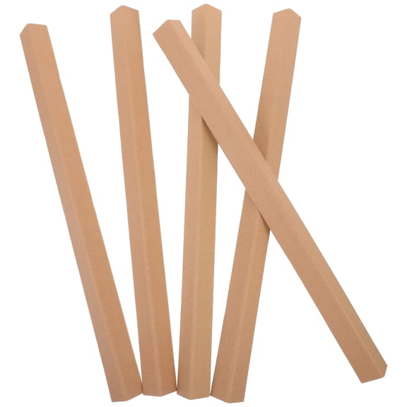 LIFKOME 10Pcs Easy Use Paper Packaging Edge Protectors Khaki for Picture Frame Damage Prevention
