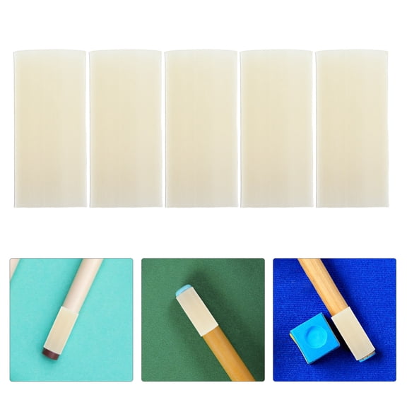 LIFKOME Threaded Ferrules for Pool Cues Easy Replacement White Copper 10Pcs