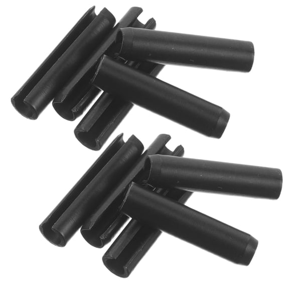 LIFKOME 10Pcs Retractable Canopy Slotted Spring Steel Pins Black for Patio and Garden Awnings