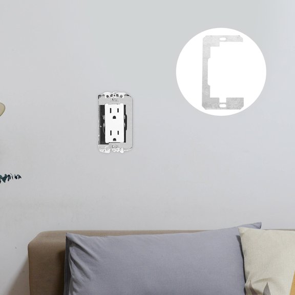 LIFKOME 10pcs Iron Spacer For Light Switch Plate Preventing Gaps For Electrical Outlets