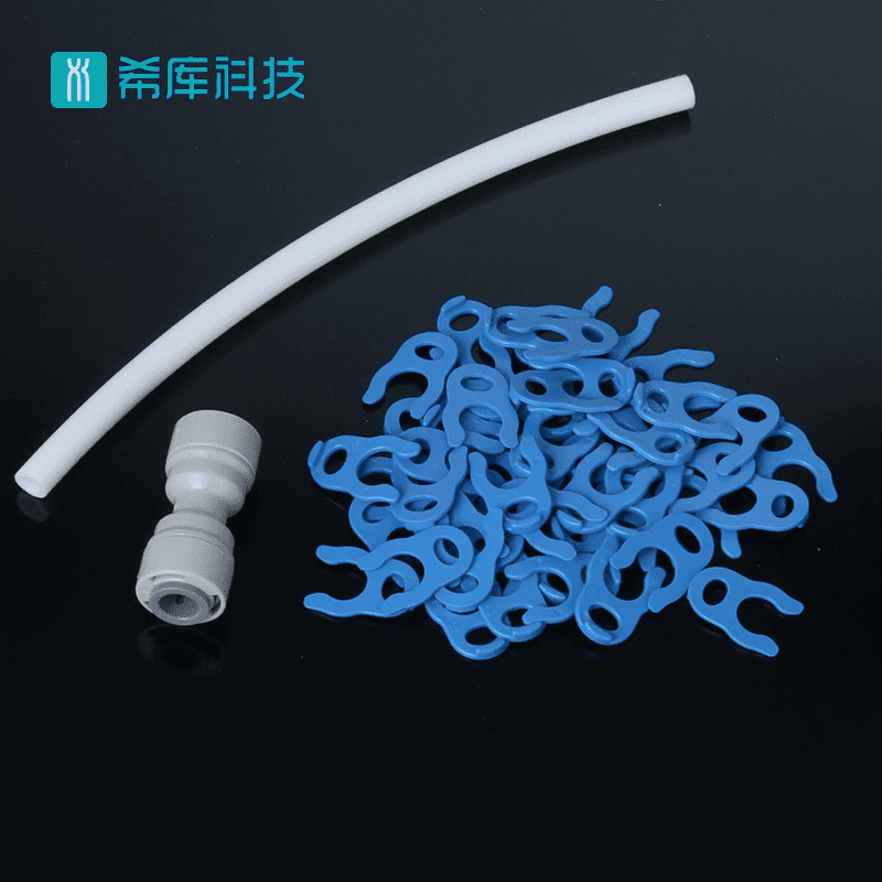 1/4 Inch Quick Connect Elbow Fittings + Lock Clips (5-Pack) - For Reverse Osmosis, Ice Makers, Water Filters